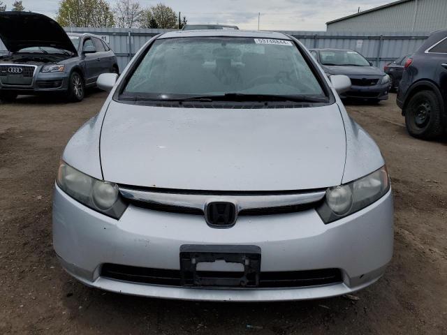 2HGFA16558H104704 - 2008 HONDA CIVIC LX SILVER photo 5