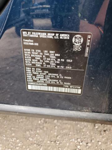 1V2RR2CA3JC577052 - 2018 VOLKSWAGEN ATLAS SEL Mavi foto 14