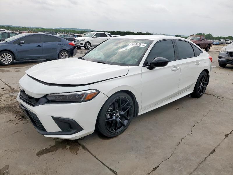 2HGFE2F58PH559703 - 2023 HONDA CIVIC SPORT WHITE photo 1