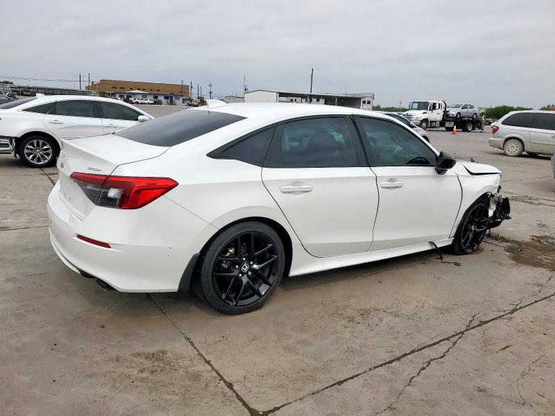 2HGFE2F58PH559703 - 2023 HONDA CIVIC SPORT WHITE photo 3