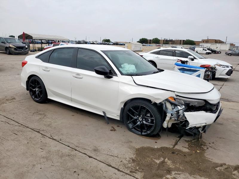 2HGFE2F58PH559703 - 2023 HONDA CIVIC SPORT WHITE photo 4