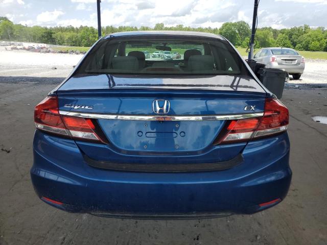 19XFB2F8XEE009025 - 2014 HONDA CIVIC EX BLUE photo 6