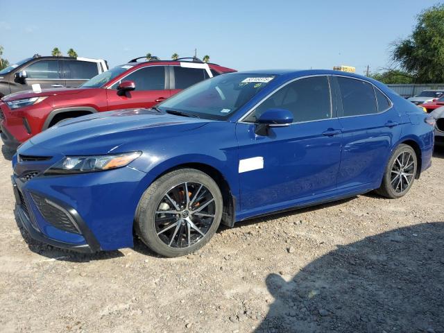 4T1G11AK8PU146419 - 2023 TOYOTA CAMRY SE NIGHT SHADE BLUE photo 1