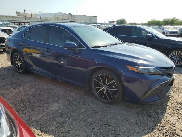 4T1G11AK8PU146419 - 2023 TOYOTA CAMRY SE NIGHT SHADE BLUE photo 4