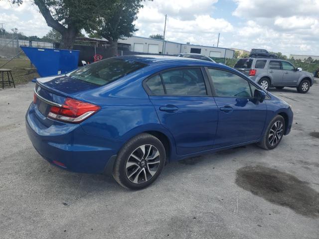 19XFB2F86FE020430 - 2015 HONDA CIVIC EX BLUE photo 3