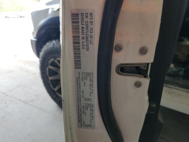 1C6RR7LG3NS219729 - 2022 RAM 1500 CLASS SLT 白色 照片 12