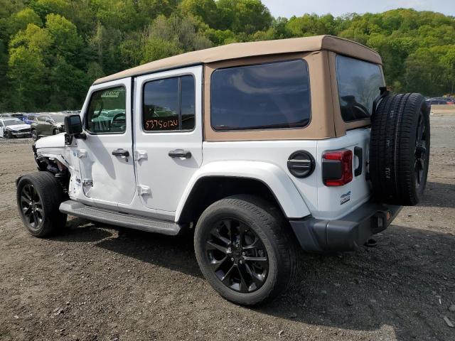 1C4JJXP62MW767243 - 2021 JEEP WRANGLER U SAHARA 4XE WHITE photo 2