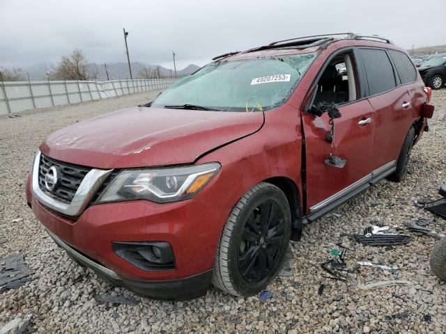 5N1DR2MM3HC660846 - 2017 NISSAN PATHFINDER S RED photo 1