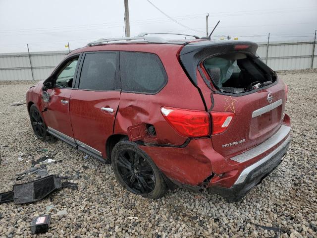 5N1DR2MM3HC660846 - 2017 NISSAN PATHFINDER S RED photo 2