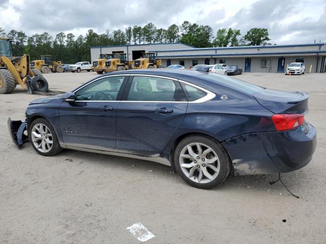 2G1105S38H9101855 - 2017 CHEVROLET IMPALA LT BLUE photo 2