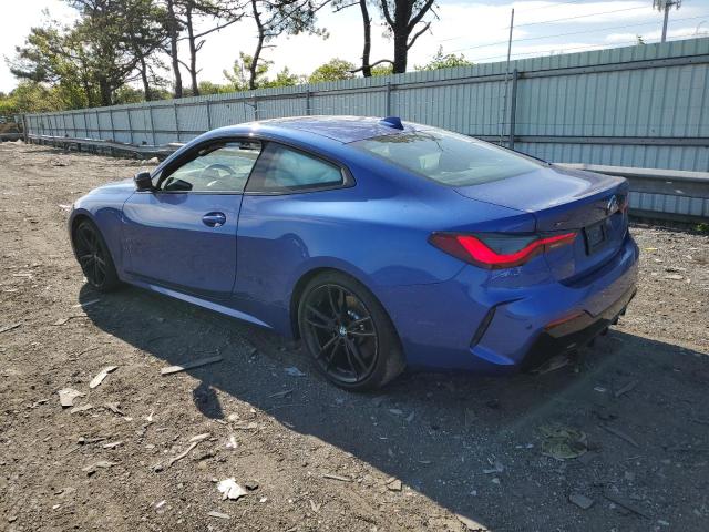 WBA13AR06MCF57732 - 2021 BMW M440XI BLUE photo 2