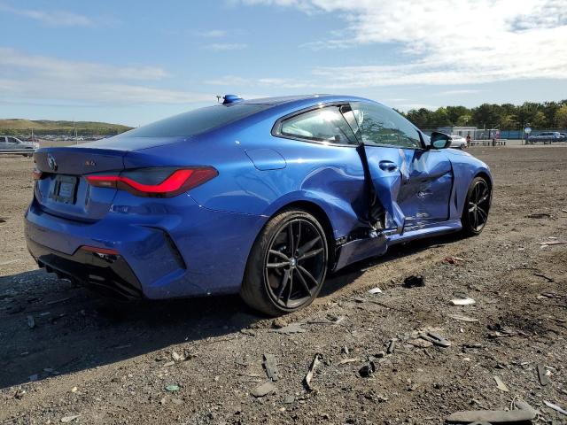 WBA13AR06MCF57732 - 2021 BMW M440XI BLUE photo 3