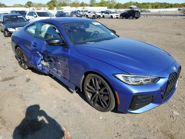 WBA13AR06MCF57732 - 2021 BMW M440XI BLUE photo 4