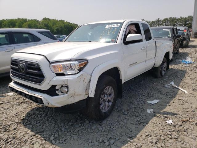 5TFSZ5AN8KX211981 - 2019 TOYOTA TACOMA ACCESS CAB Ақ фото 1