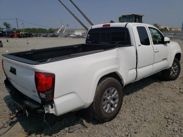 5TFSZ5AN8KX211981 - 2019 TOYOTA TACOMA ACCESS CAB WHITE photo 3