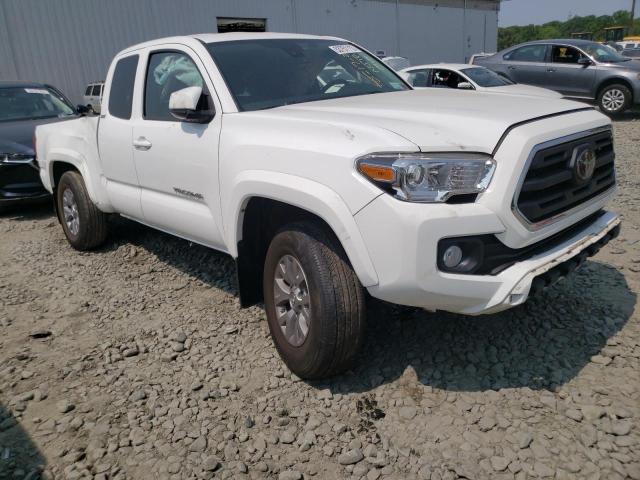 5TFSZ5AN8KX211981 - 2019 TOYOTA TACOMA ACCESS CAB WHITE photo 4