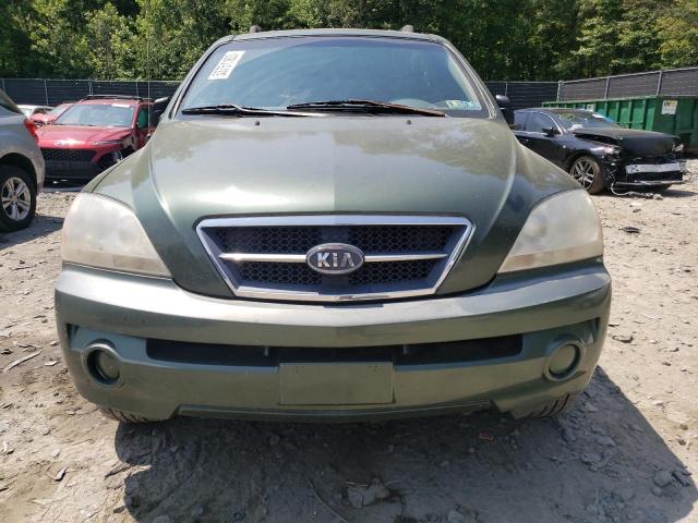 KNDJC733X55424063 - 2005 KIA SORENTO EX GREEN photo 5