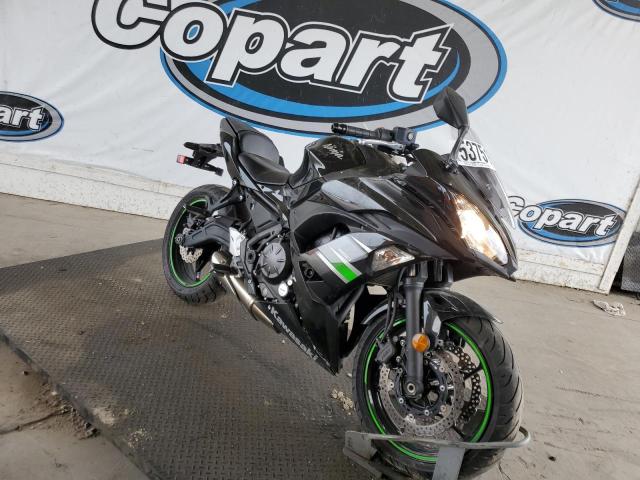 JKAEXEJ13KDA03361 - 2019 KAWASAKI EX650 J შავი ფოტო 1