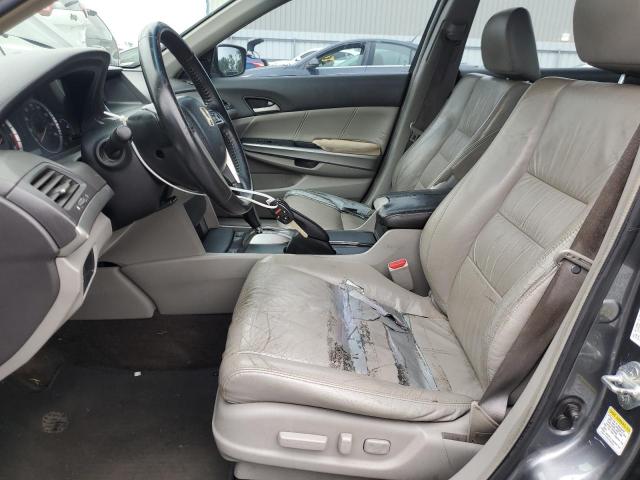 1HGCP36808A050735 - 2008 HONDA ACCORD EXL GRAY photo 7