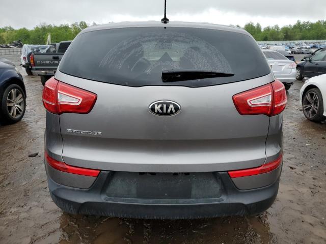 KNDPB3A21D7479858 - 2013 KIA SPORTAGE BASE GRAY photo 6