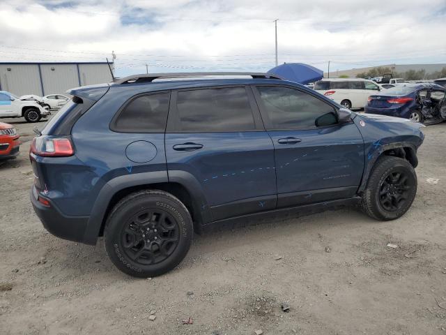 1C4PJMBX7KD441911 - 2019 JEEP CHEROKEE TRAILHAWK BLUE photo 3