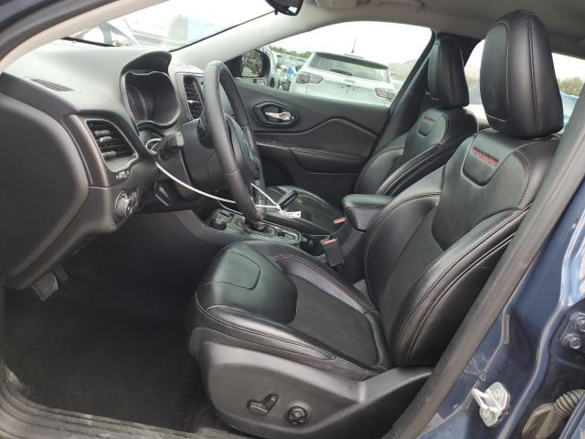 1C4PJMBX7KD441911 - 2019 JEEP CHEROKEE TRAILHAWK BLUE photo 7