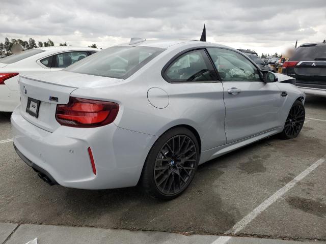 WBS2U7C05M7J62987 - 2021 BMW M2 COMPETITION SILVER photo 3
