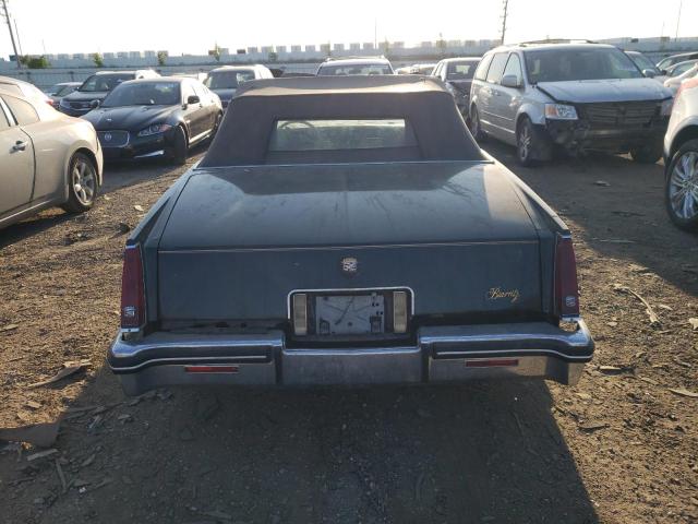 1G6AL5786EE609398 - 1984 CADILLAC ELDORADO BLACK photo 6