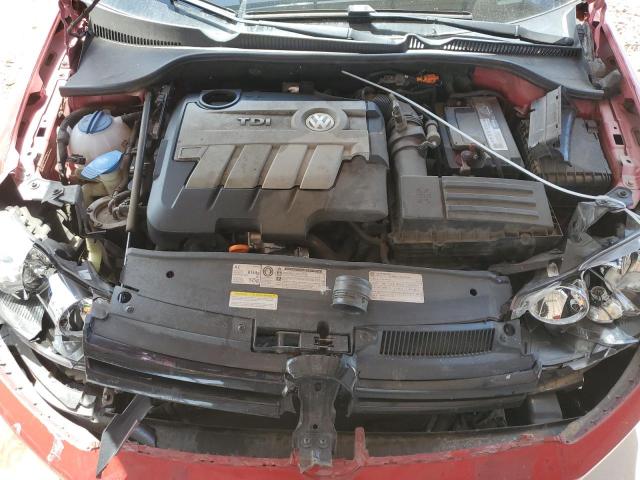 WVWBM7AJ4CW075072 - 2012 VOLKSWAGEN GOLF Կարմիր լուսանկար 11