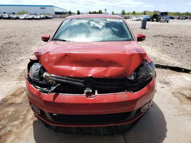 WVWBM7AJ4CW075072 - 2012 VOLKSWAGEN GOLF Կարմիր լուսանկար 5