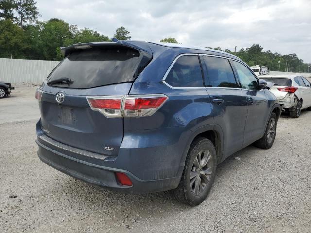 5TDKKRFH5FS079997 - 2015 TOYOTA HIGHLANDER XLE Mavi foto 3