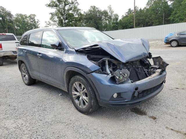 5TDKKRFH5FS079997 - 2015 TOYOTA HIGHLANDER XLE Mavi foto 4