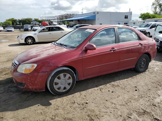 KNAFE121075452659 - 2007 KIA SPECTRA EX RED photo 1