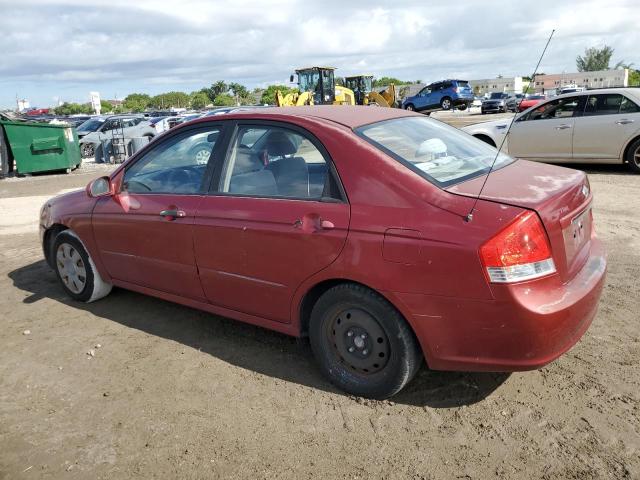 KNAFE121075452659 - 2007 KIA SPECTRA EX RED photo 2