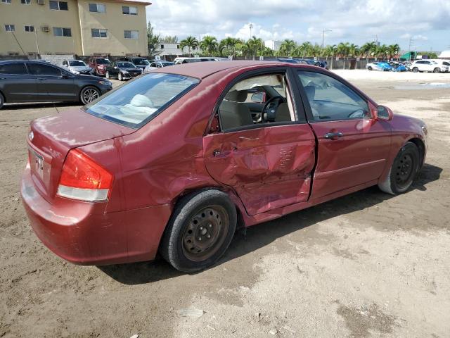 KNAFE121075452659 - 2007 KIA SPECTRA EX RED photo 3