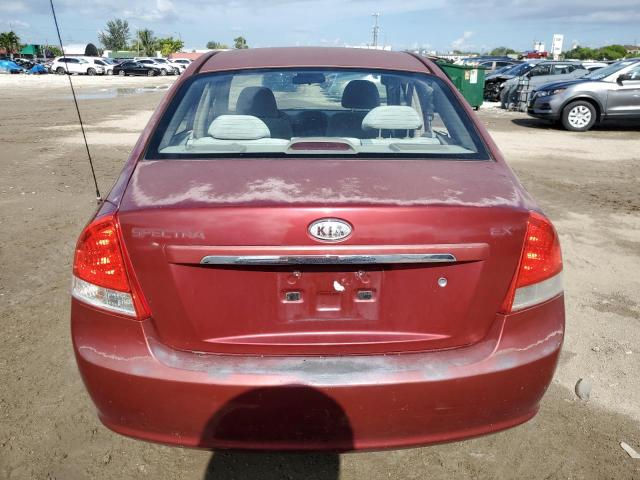 KNAFE121075452659 - 2007 KIA SPECTRA EX RED photo 6