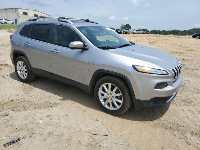 1C4PJLDS7EW172345 - 2014 JEEP CHEROKEE LIMITED SILVER photo 4