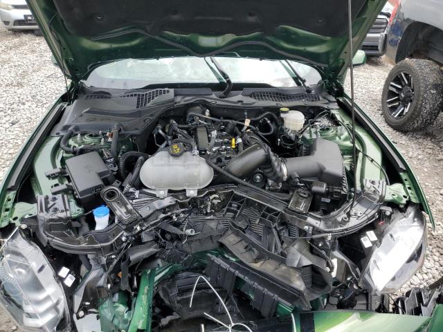 1FA6P8TH1N5144615 - 2022 FORD MUSTANG GREEN photo 11