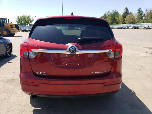 LRBFX2SA0JD116184 - 2018 BUICK ENVISION ESSENCE Կարմիր լուսանկար 6
