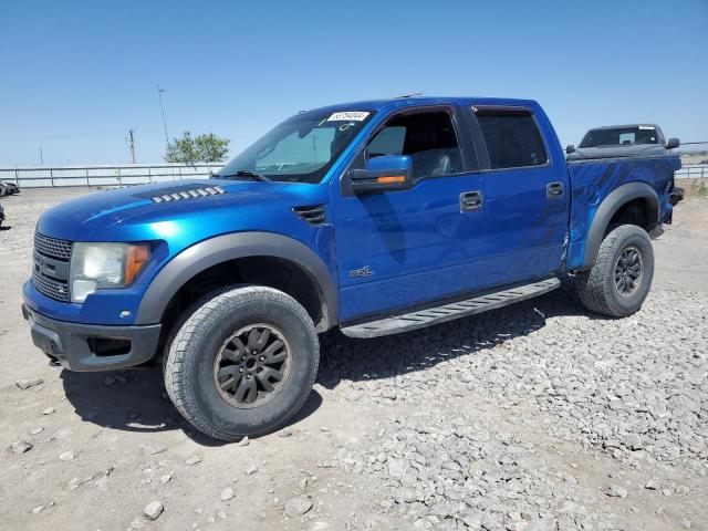 1FTFW1R68BFC11534 - 2011 FORD F150 SVT RAPTOR BLUE photo 1