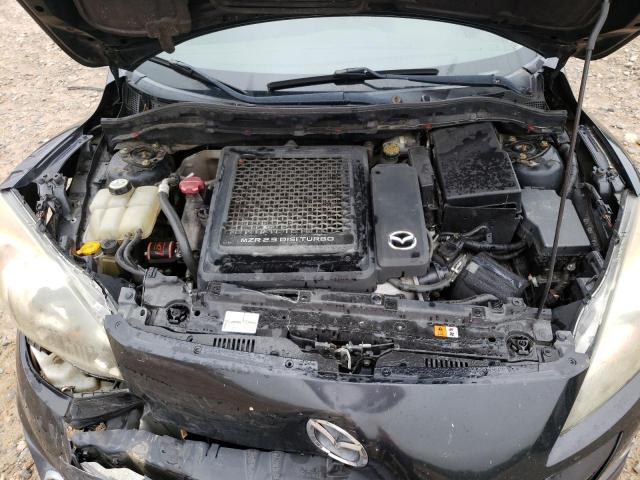 JM1BL1H39A1341039 - 2010 MAZDA SPEED 3 შავი ფოტო 11