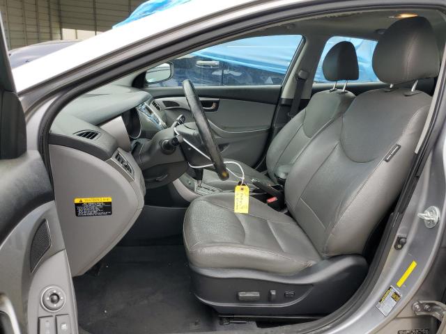 KMHDH4AEXDU668877 - 2013 HYUNDAI ELANTRA GLS GRAY photo 7