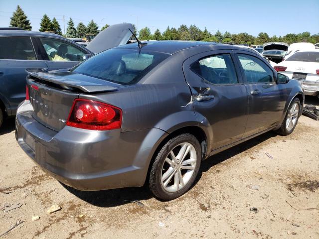 1C3CDZCB2DN746806 - 2013 DODGE AVENGER SXT GRAY photo 3