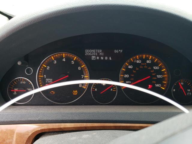 5GZEV33718J267864 - 2008 SATURN OUTLOOK XR SILVER photo 9