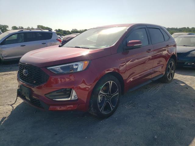 2FMPK4AP7KBC35844 - 2019 FORD EDGE ST RED photo 1