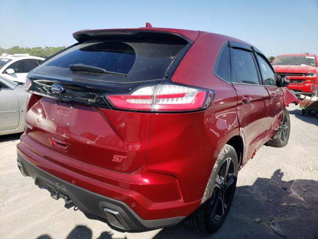 2FMPK4AP7KBC35844 - 2019 FORD EDGE ST RED photo 3