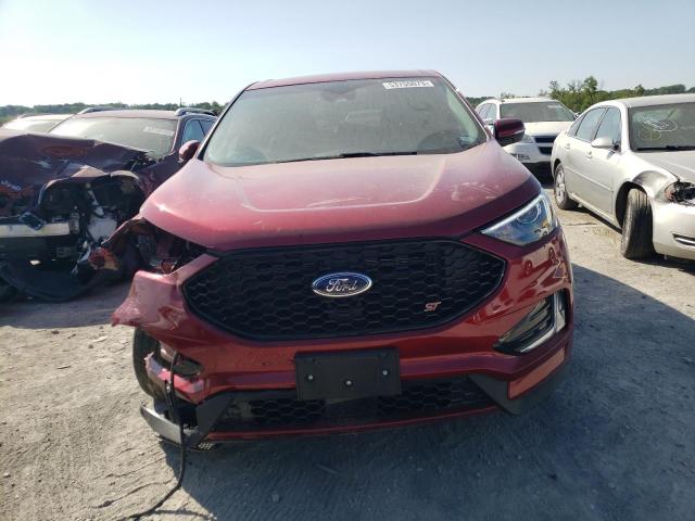 2FMPK4AP7KBC35844 - 2019 FORD EDGE ST RED photo 5