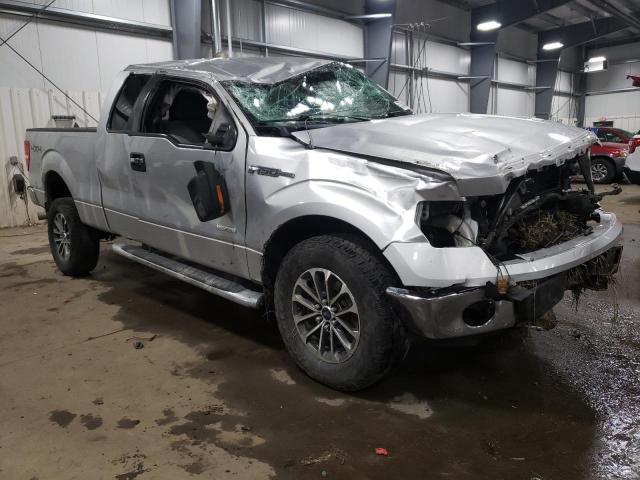 1FTFX1ET3DFB60259 - 2013 FORD F150 SUPER CAB SILVER photo 4