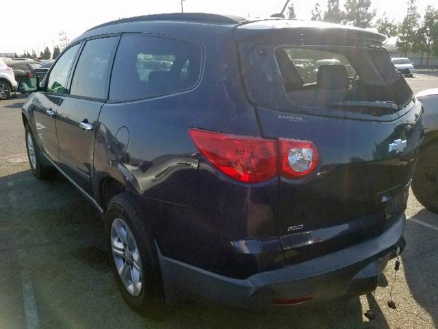 1GNLVEED0AJ238487 - 2010 CHEVROLET TRAVERSE LS  photo 3