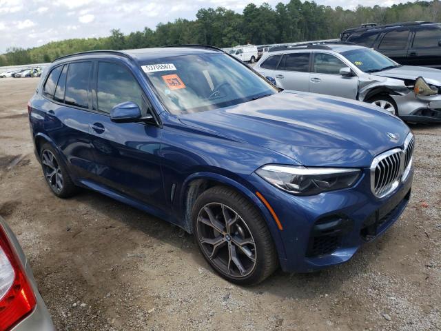 5UXCR4C07N9J84330 - 2022 BMW X5 SDRIVE 40I BLUE photo 1